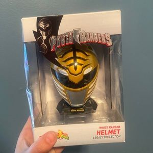 Saban’s White Power Ranger helmet-Legacy Collection